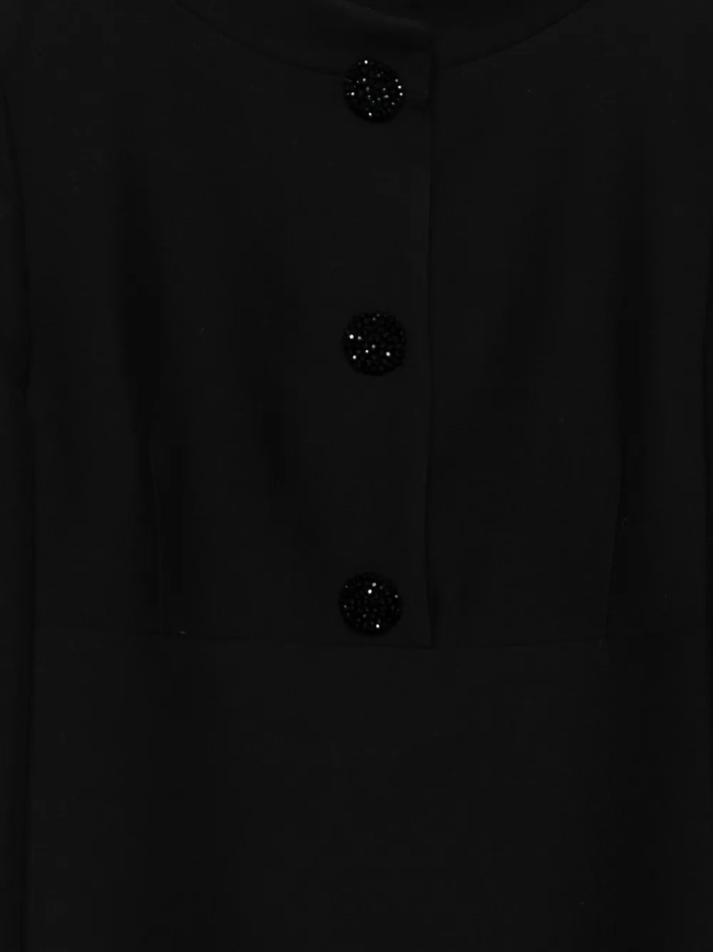 Valentino Garavani Mini-jurk van crêpe Zwart