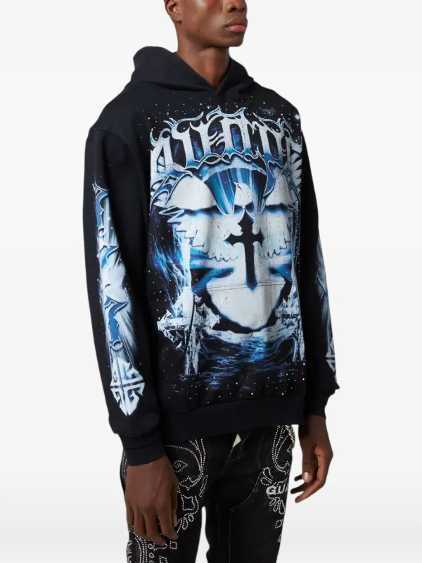 GUAPI Heavens Vault Graphic Hoodie | Black | FARFETCH