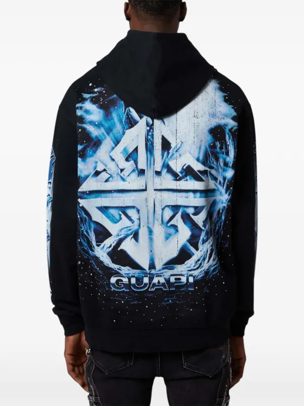 GUAPI Heavens Vault Graphic Hoodie | Black | FARFETCH