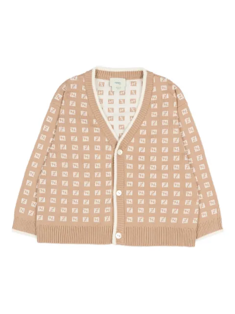 Fendi Kids Gemusterter Cardigan