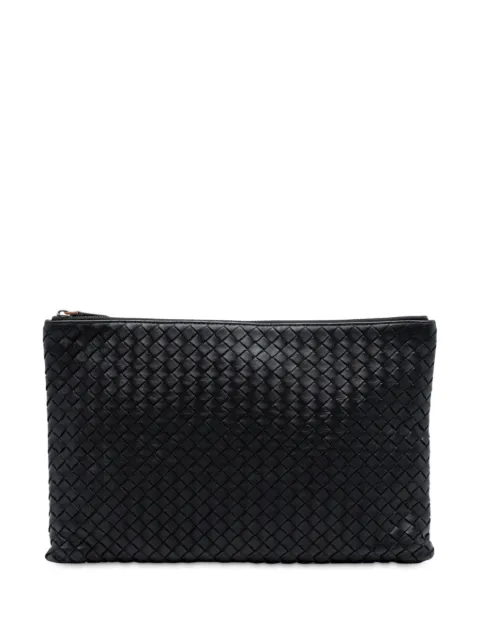 Bottega Veneta Pre-Owned bolsa de mano Flap de piel de napa Intrecciato 2012-2025