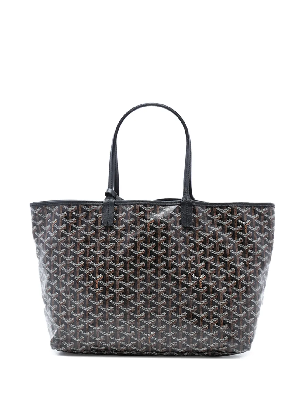 Goyard Pre-Owned Borsa tote Saint Louis PM in tela Goyardine 2020 - Nero