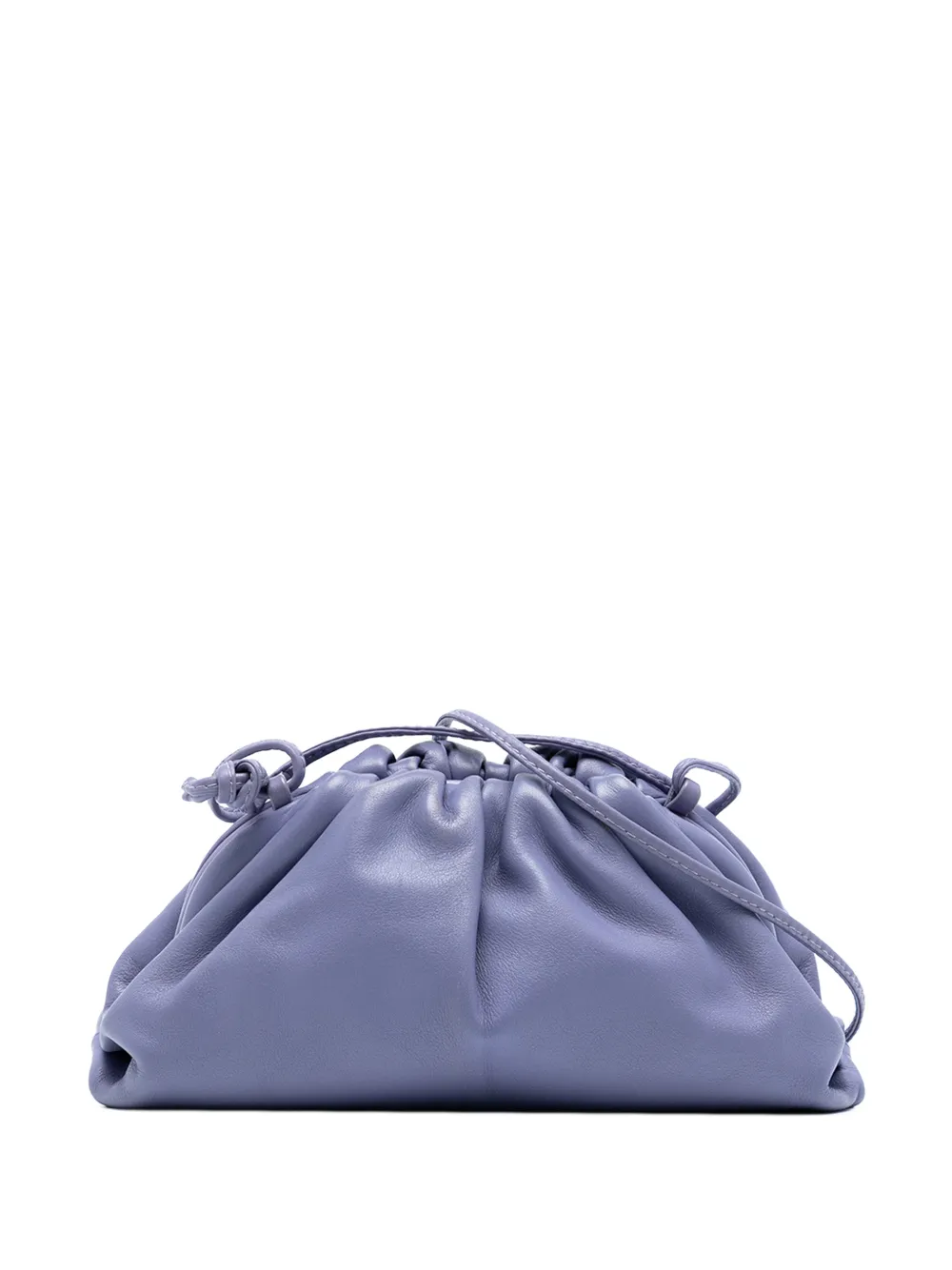 Bottega Veneta Pre-Owned 2012-2025 The Mini Pouch Umhängetasche aus Lammleder - Violett