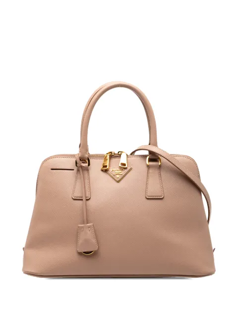 Prada Pre-Owned Saffiano Lux Promenade 中号斜挎包（2000-2025年典藏款）