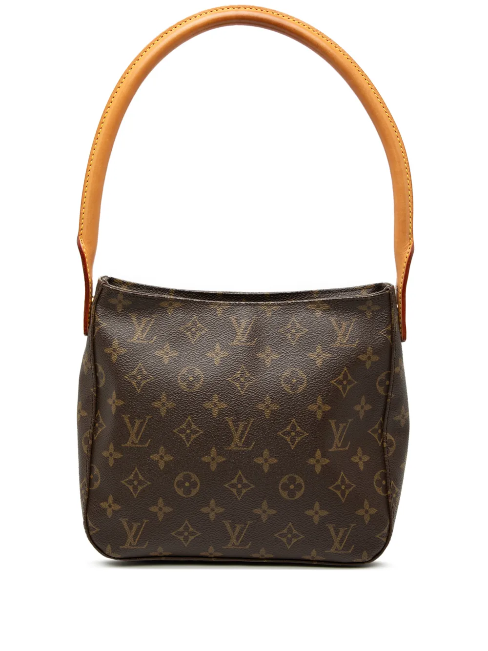 Louis Vuitton Pre-Owned Borsa a spalla Looping MM con monogramma 2001 - Marrone