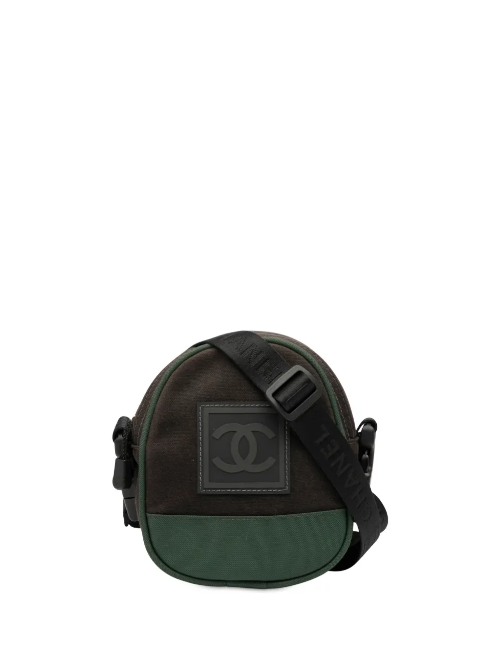 CHANEL Pre-Owned Borsa a tracolla Sport Line CC in nylon 2003-2004 - Marrone