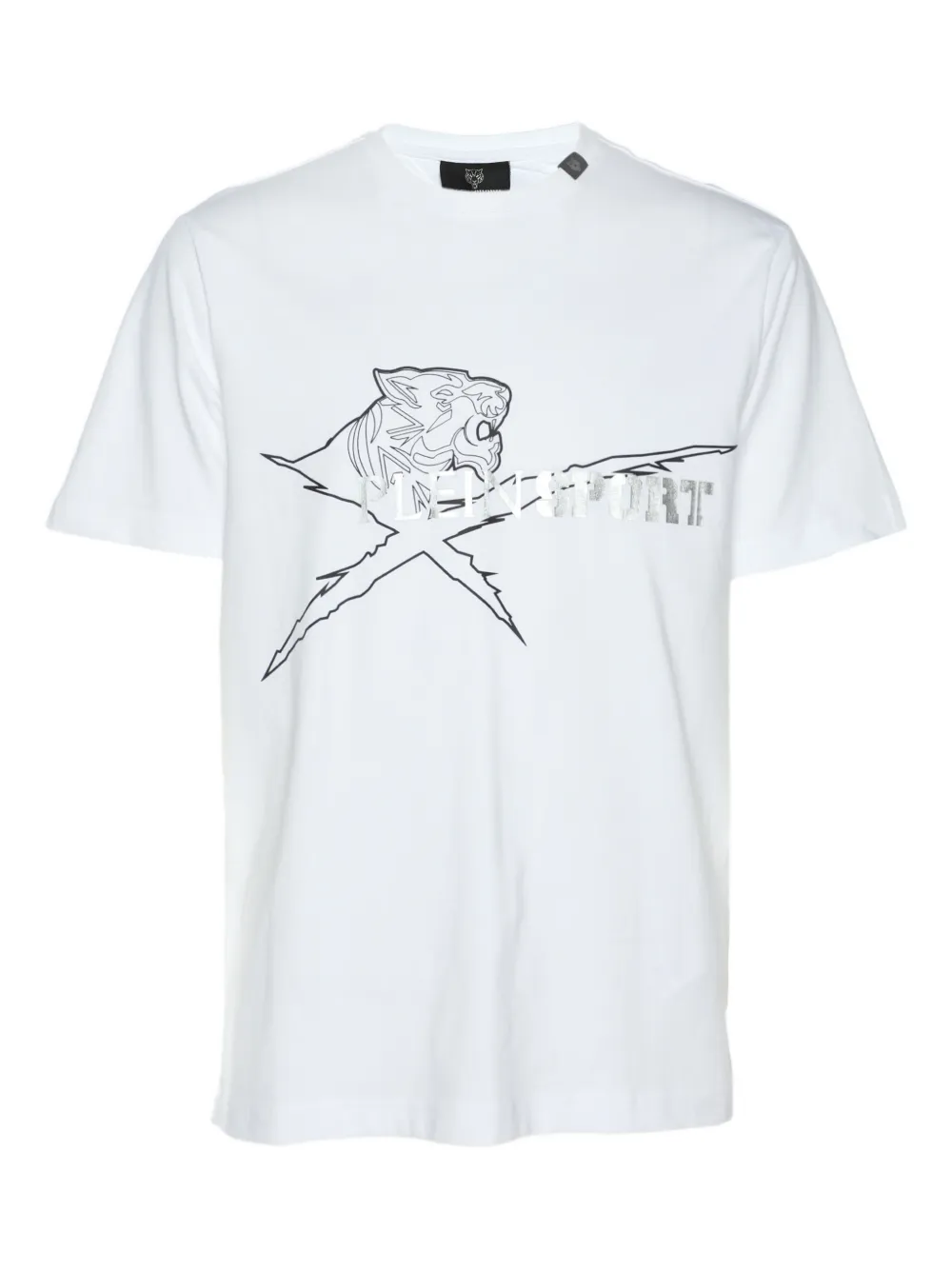 Plein Sport T-shirt con logo - Bianco