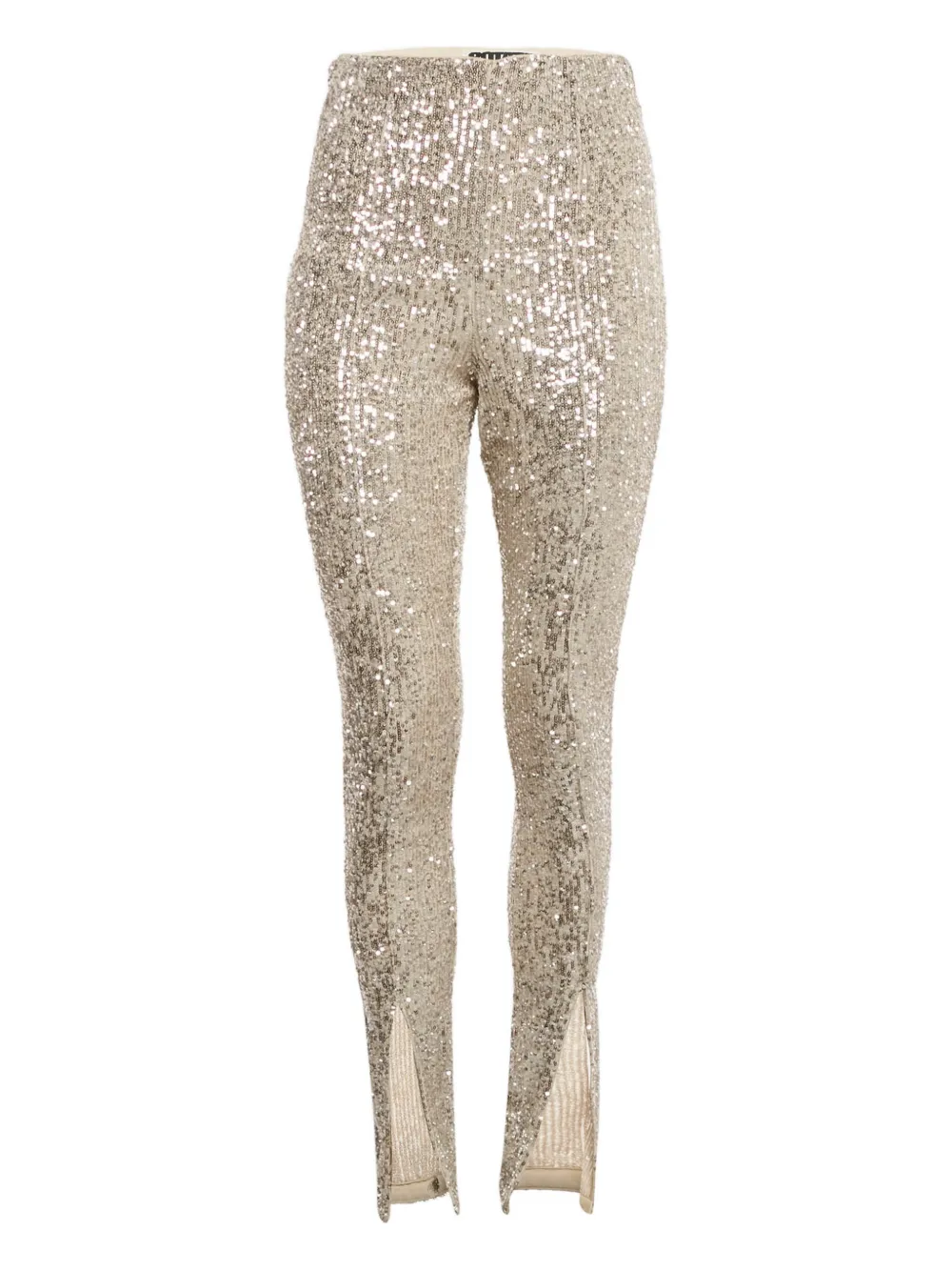 ROTATE BIRGER CHRISTENSEN sequin slit trousers | Neutrals | Image 1