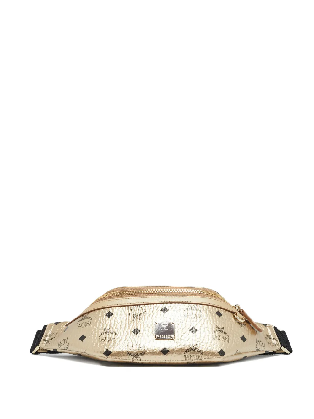 MCM Pre-Owned monogram belt bag - Oro