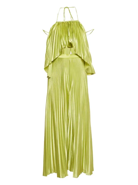 L'IDÉE satin pleated set