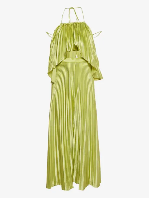 L'IDÉE satin pleated set
