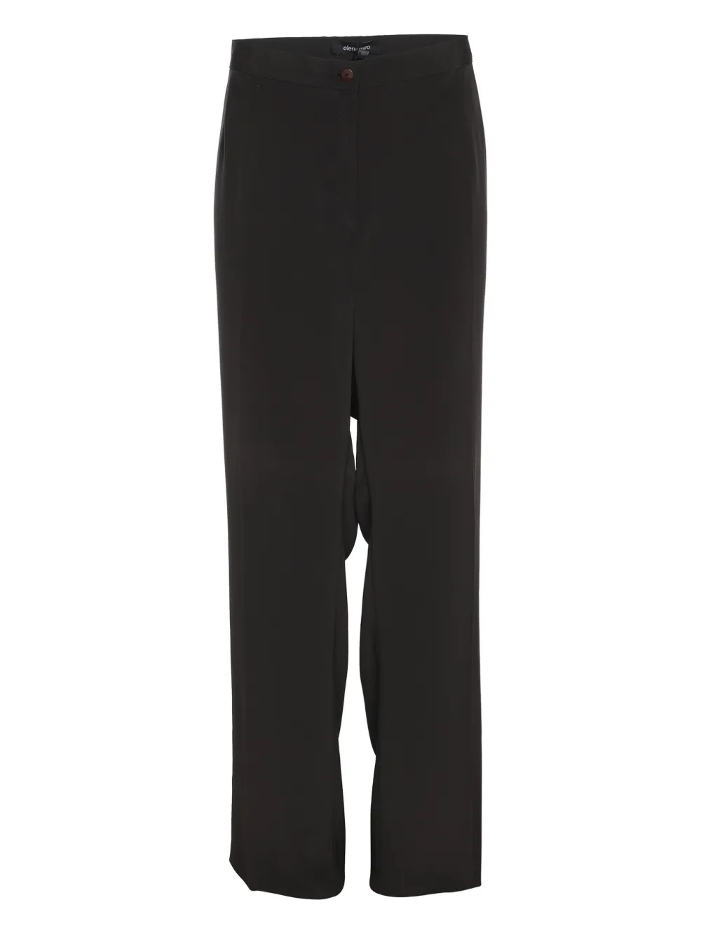 ELENA MIRO` Pantaloni con pieghe - Nero