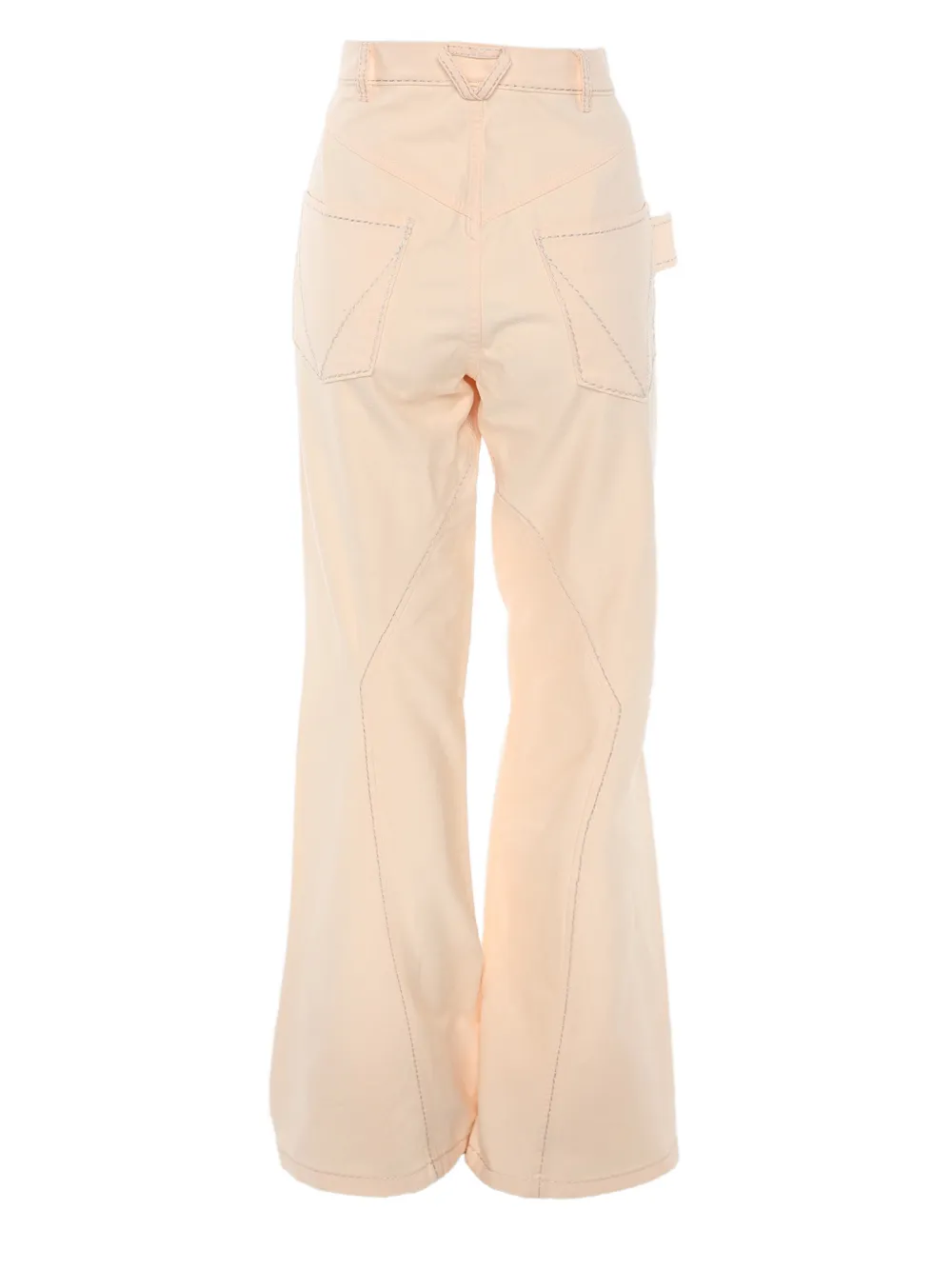 Bottega Veneta Pre-Owned Broek met vlakken - Roze