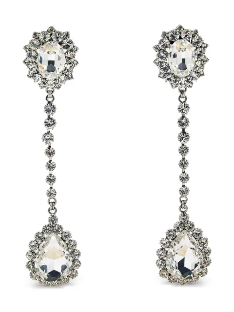 Alessandra Rich crystal drop earrings
