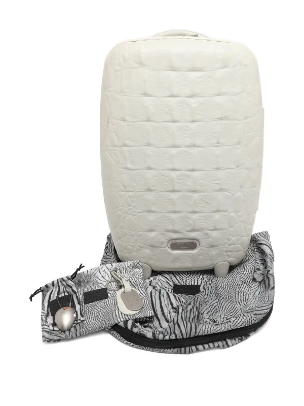 Alexander McQueen Pre-Owned x Samsonite crocodile-embossed Luggage