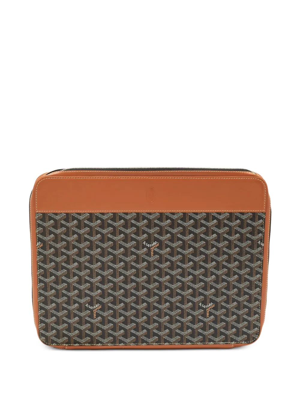 Goyard Pre-Owned Goyardine leather document case - Marrone