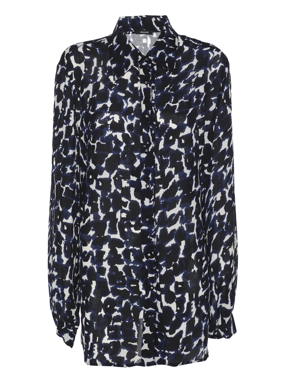 ELENA MIRO` Camicia con stampa - Nero