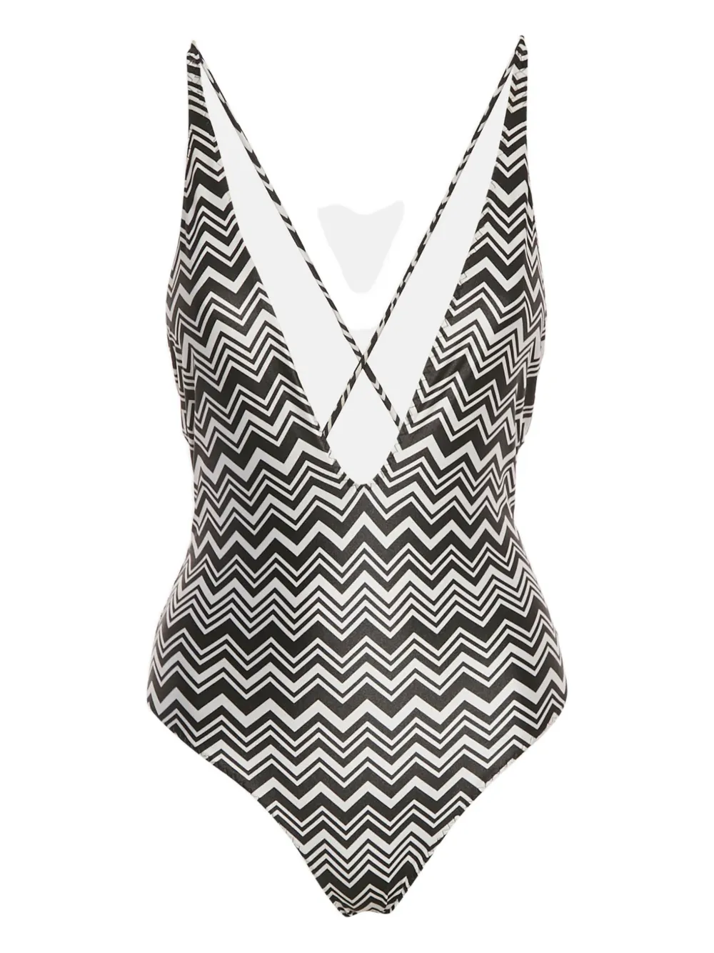 Missoni Pre-Owned patterned swimsuit - Nero