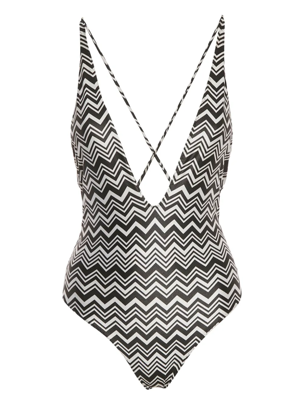 Missoni Pre-Owned patterned swimsuit - Nero