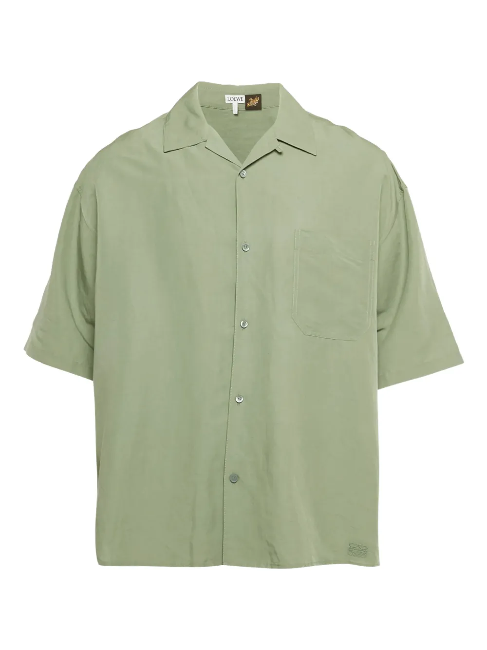 Loewe Pre-Owned camisa con logo bordado en colaboración con Paula’s Ibiza | verde | Image 1