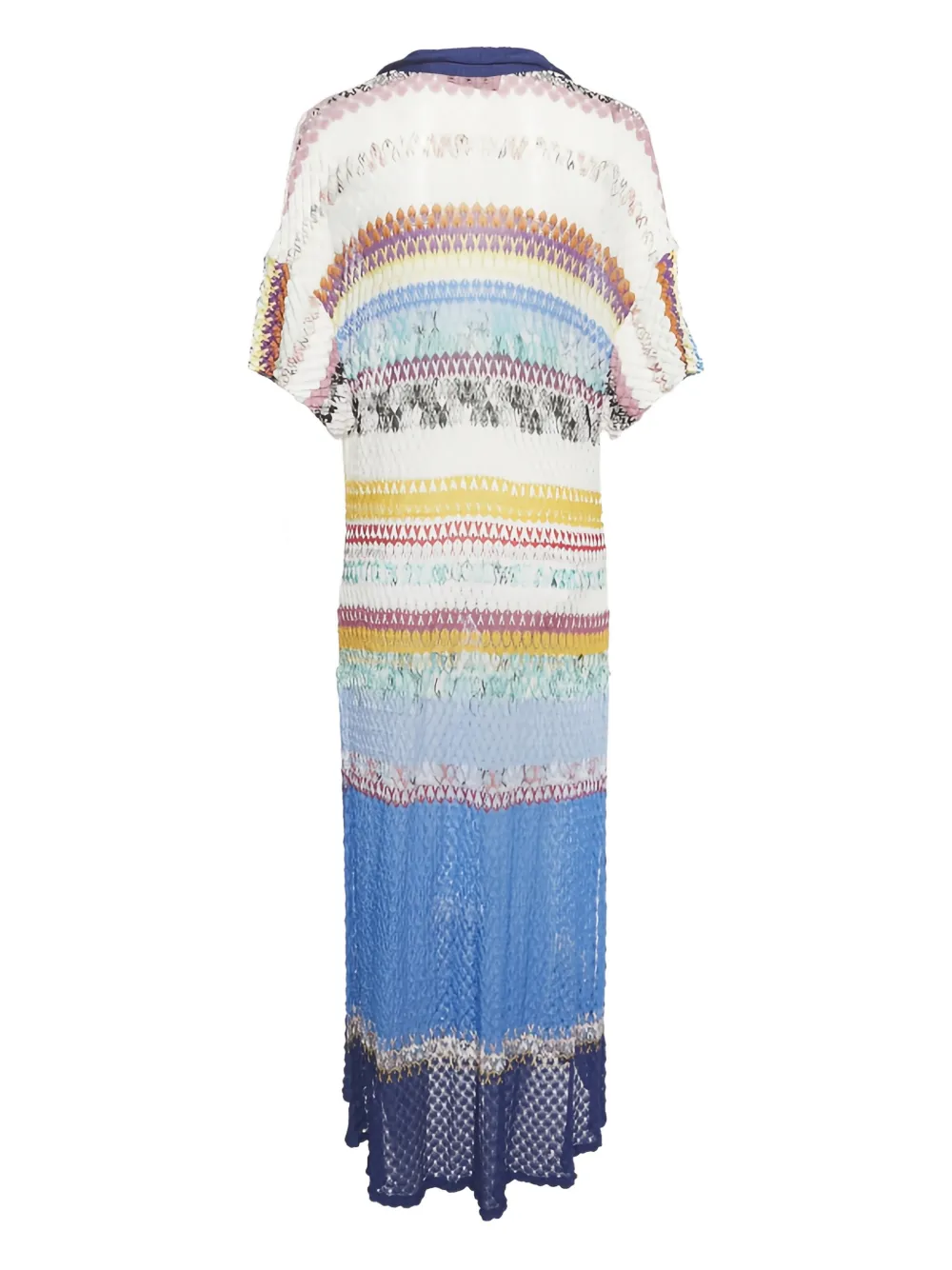 Missoni side-slits maxi dress - Wit