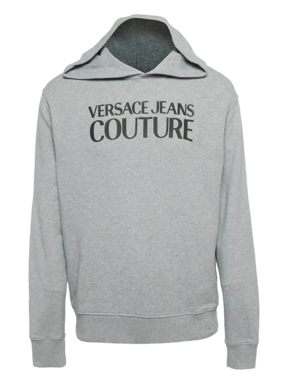 Versace Pre-Owned logo-print hoodie - Grigio