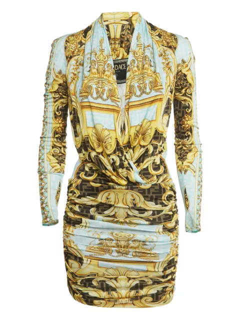 Fendi Pre-Owned x Versace Fendace printed skirt set