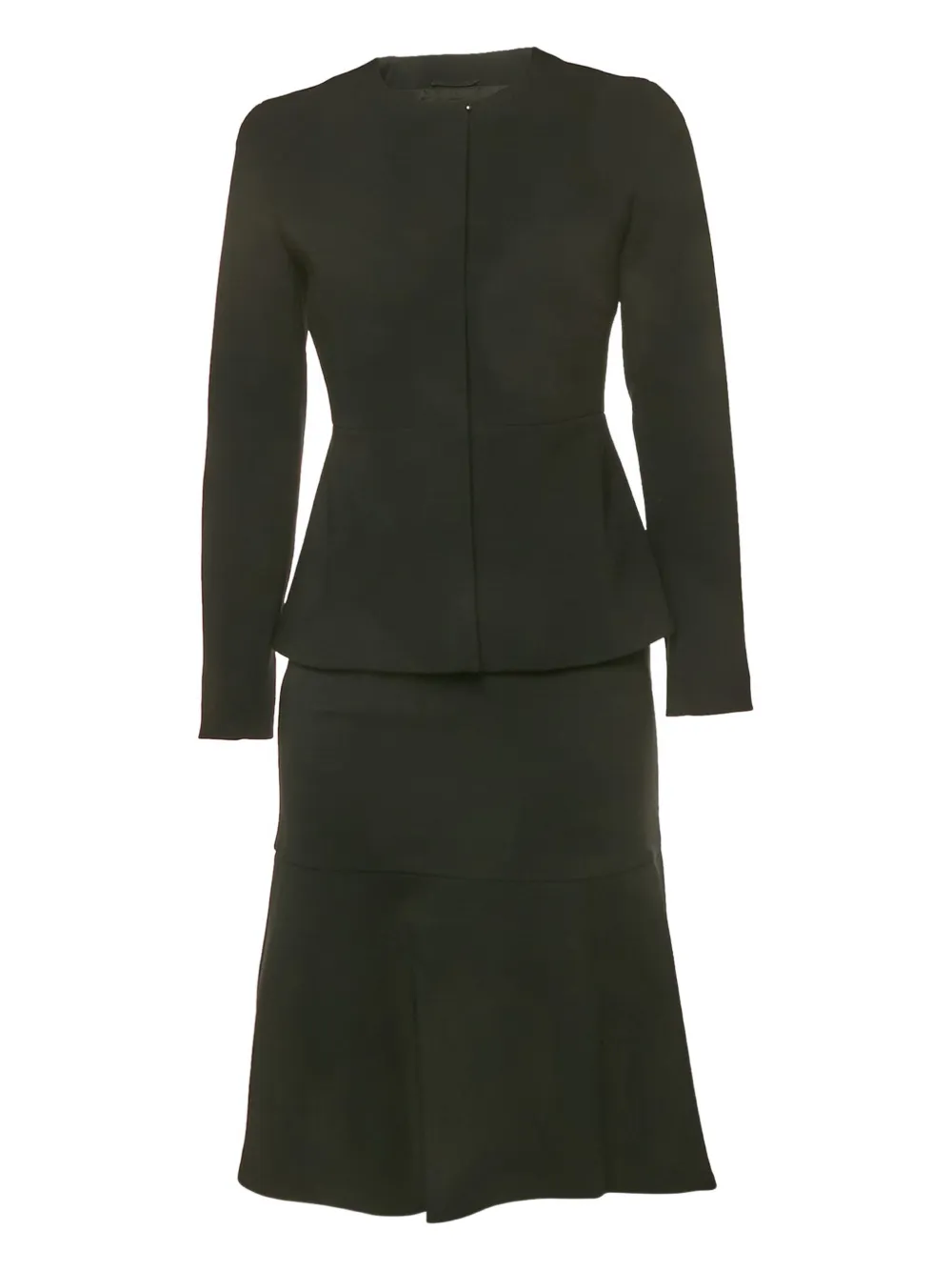 Max Mara crepe skirt suit - Nero