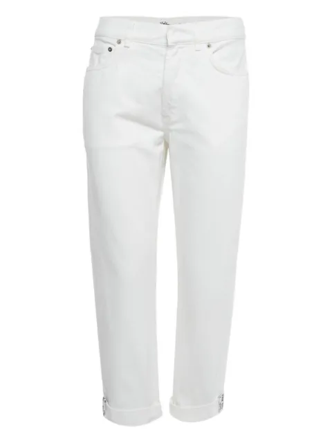 Christian Dior Pre-Owned folded-hem mid-rise trousers
