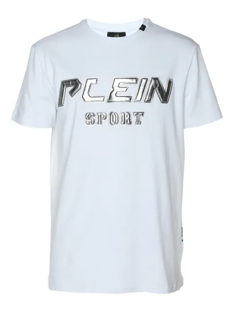 Plein Sport metallic-logo t-shirt