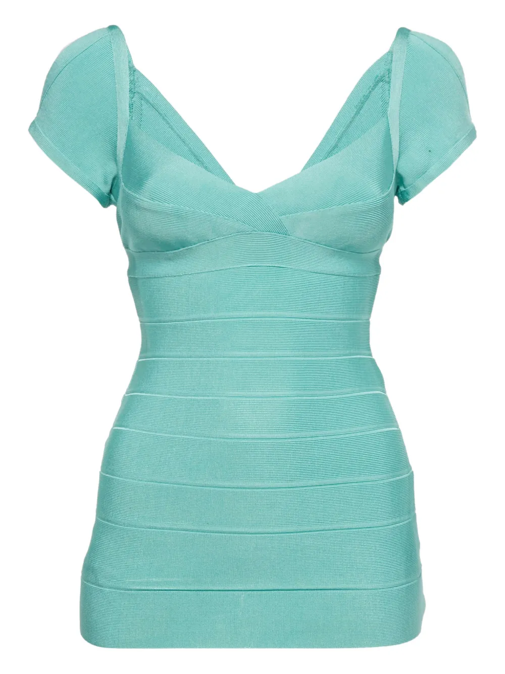 Hervé Léger Pre-Owned short-sleeve top | Blue | Image 1