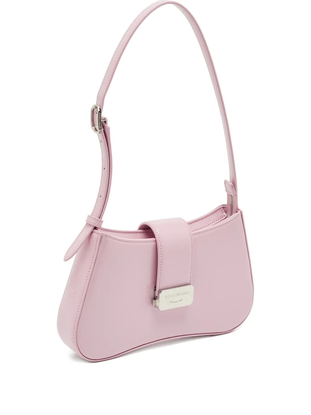 Giorgio Armani Pre-Owned patent-leather shoulder bag - Rosa