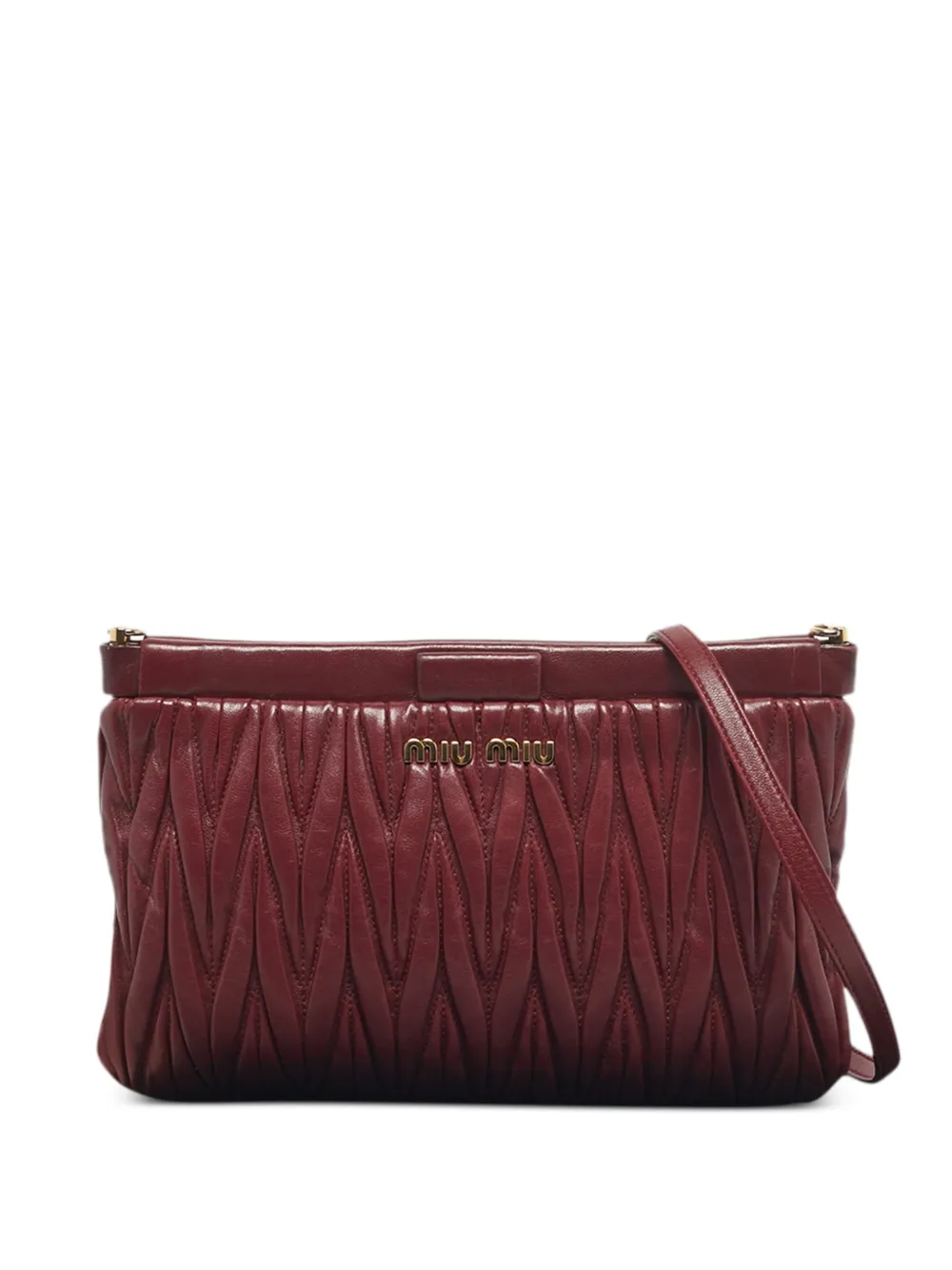 Miu Miu Pre-Owned Borsa a tracolla matelassé - Rosso