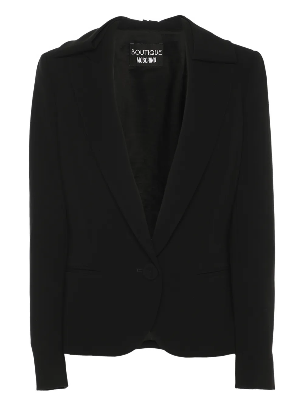 Boutique Moschino Blazer con fiocco - Nero