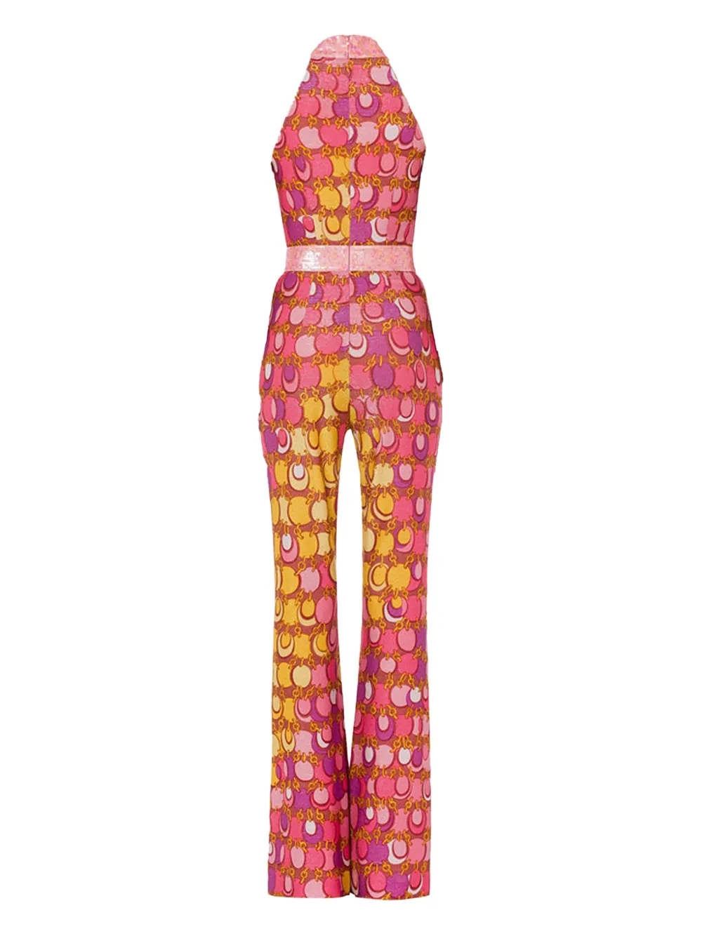 Moschino Pre-Owned printed jumpsuit - Roze
