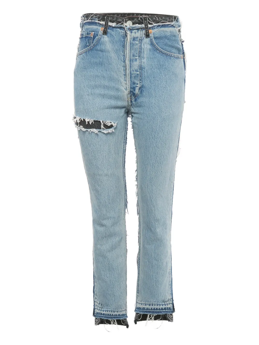 VETEMENTS X Levi's patchwork jeans - Blu