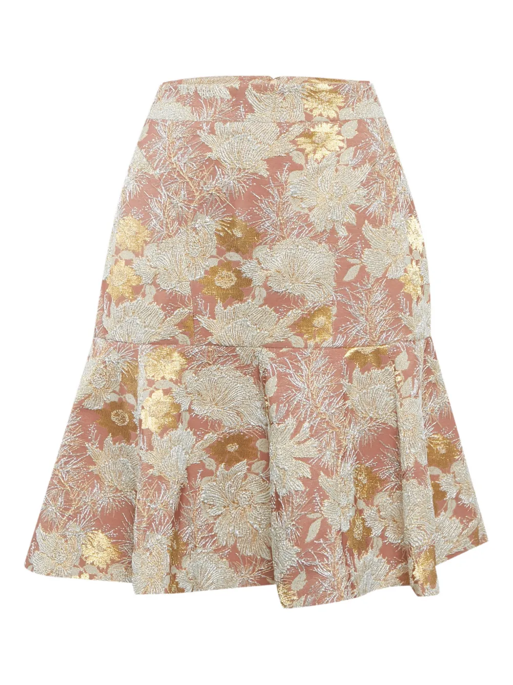 Nº21 floral-detail mini skirt - Rosa