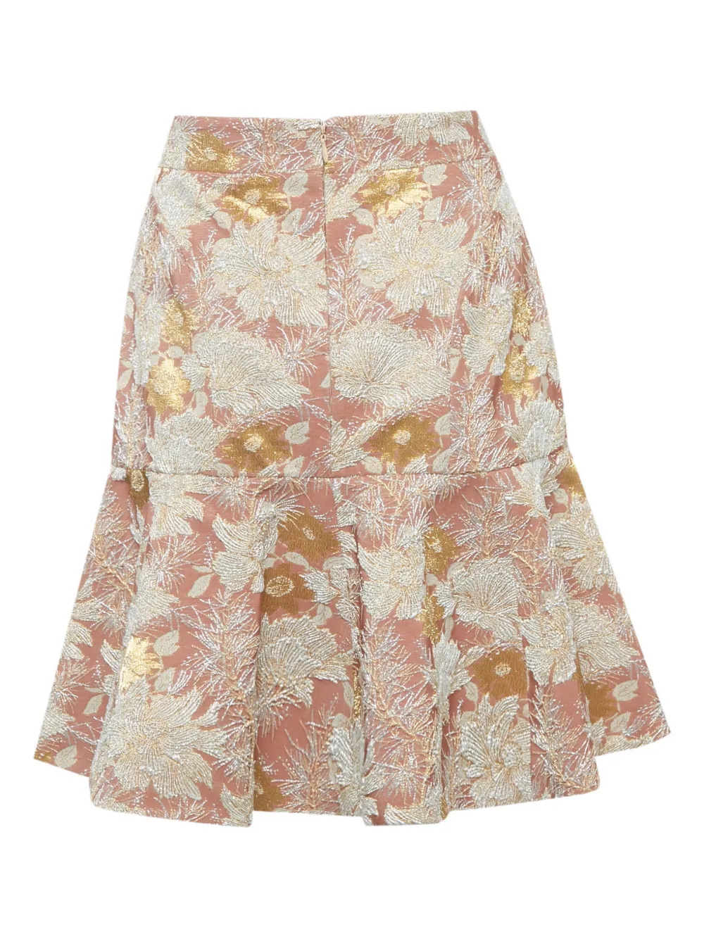 Nº21 floral-detail mini skirt - Roze
