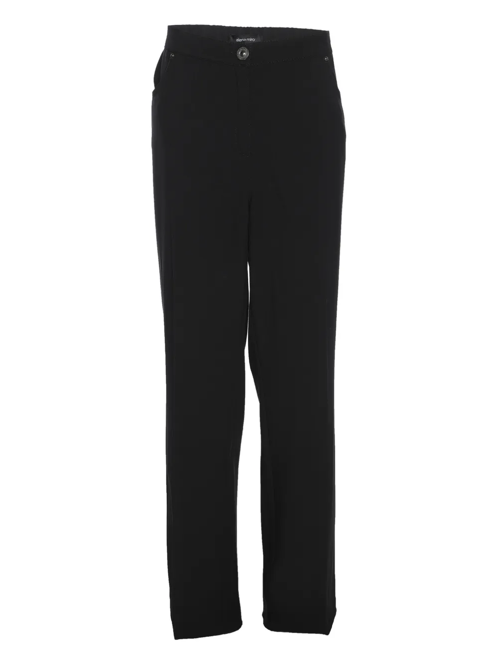 ELENA MIRO` Pantaloni dritti - Nero