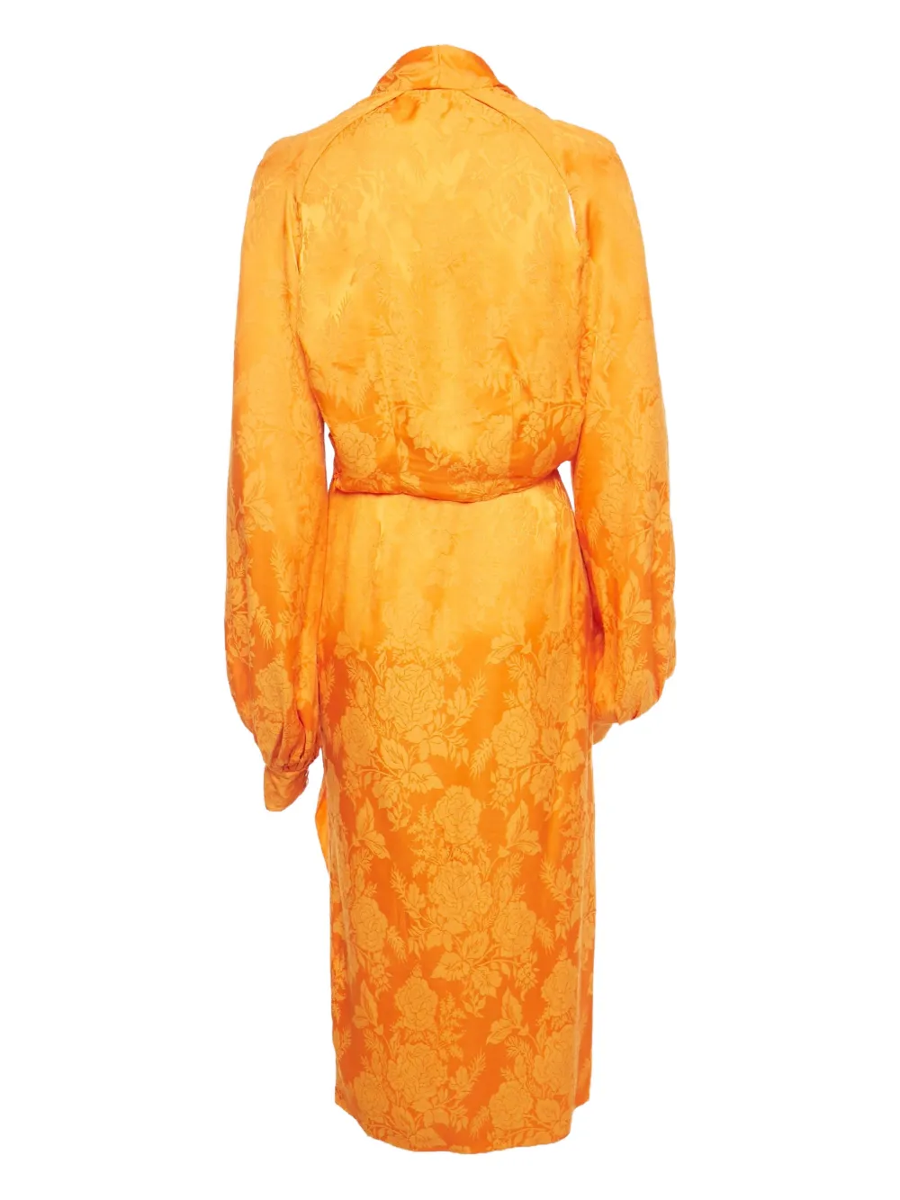 The Attico floral-detail skirt set - Oranje