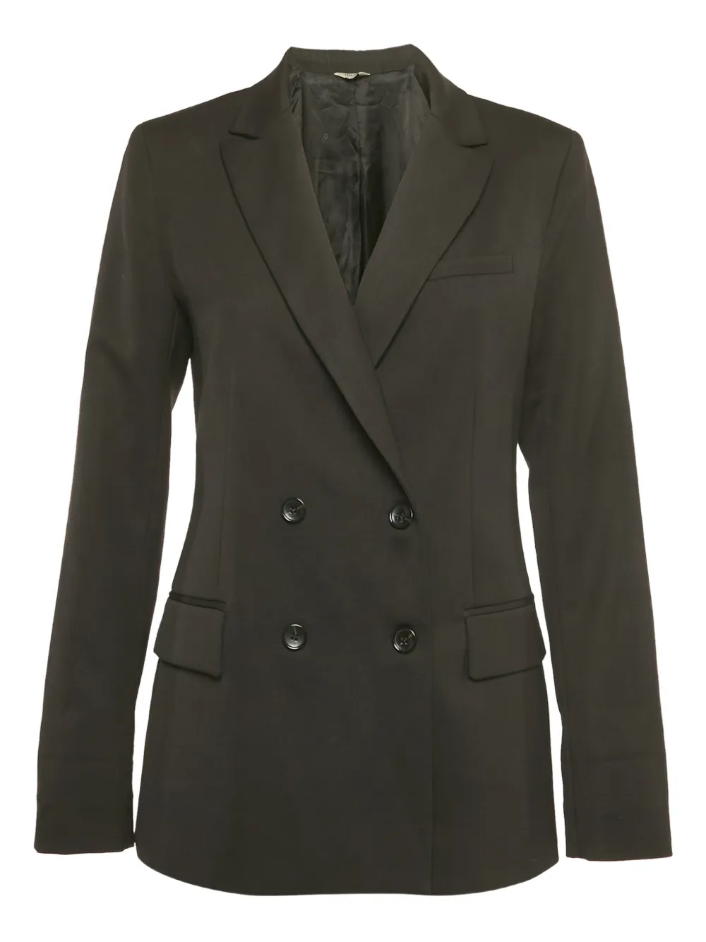 Pre-owned Liu •jo Double-breasted Blazer In Black