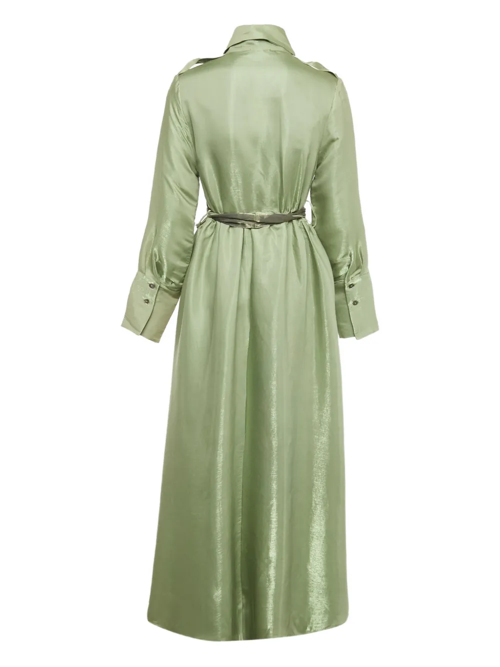 Baruni shirt-style dress - Groen