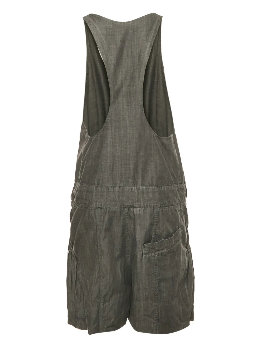 Chloé Pre-Owned button waist-tie dungaree - Grijs