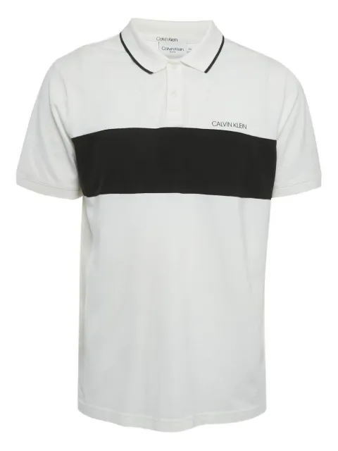 Calvin Klein Vintage logo-appliqué polo shirt