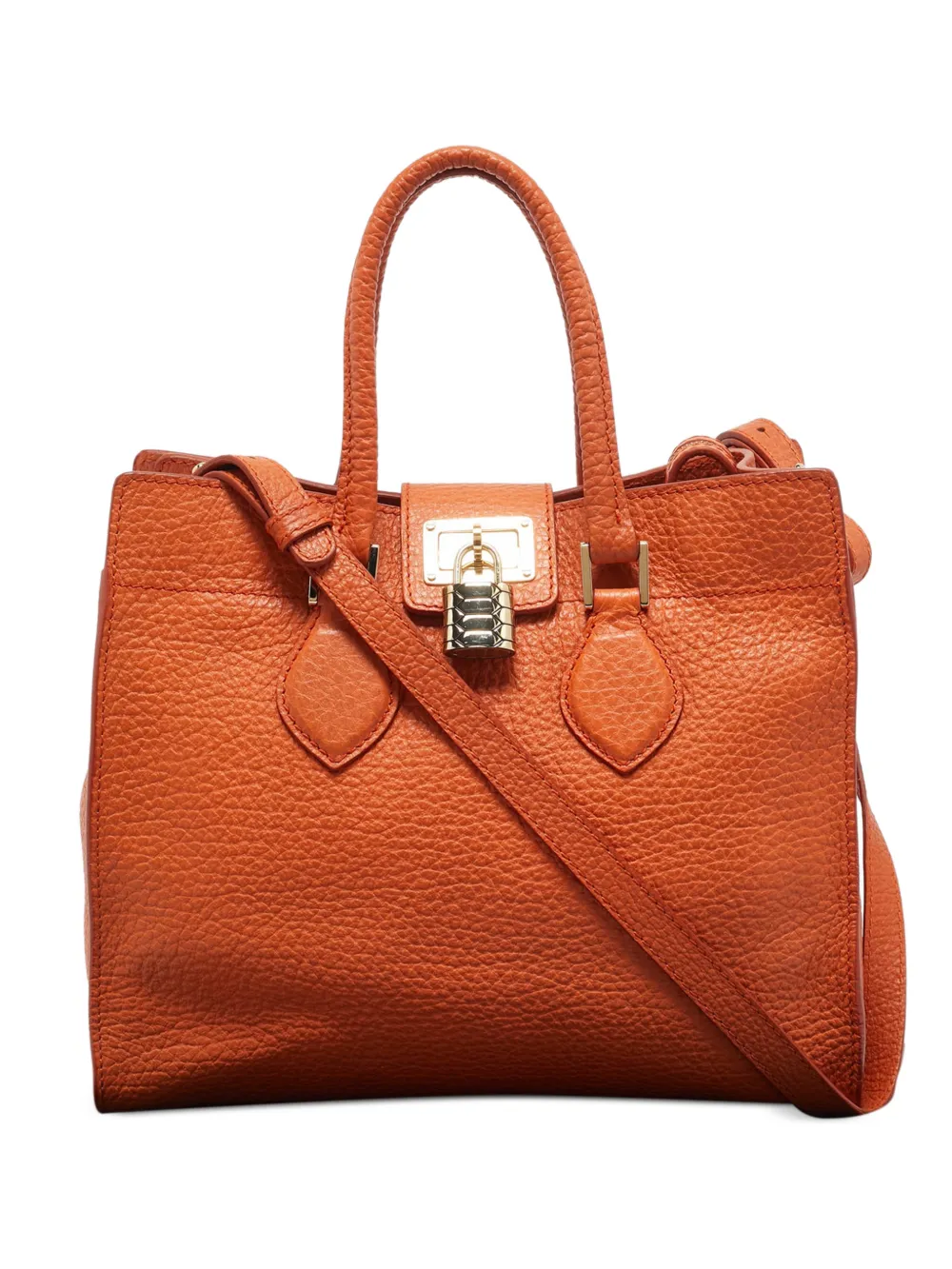 Roberto Cavalli Florence leather tote bag - Arancione