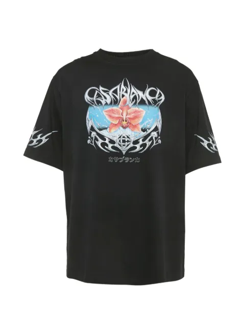 Casablanca printed crew-neck T-shirt