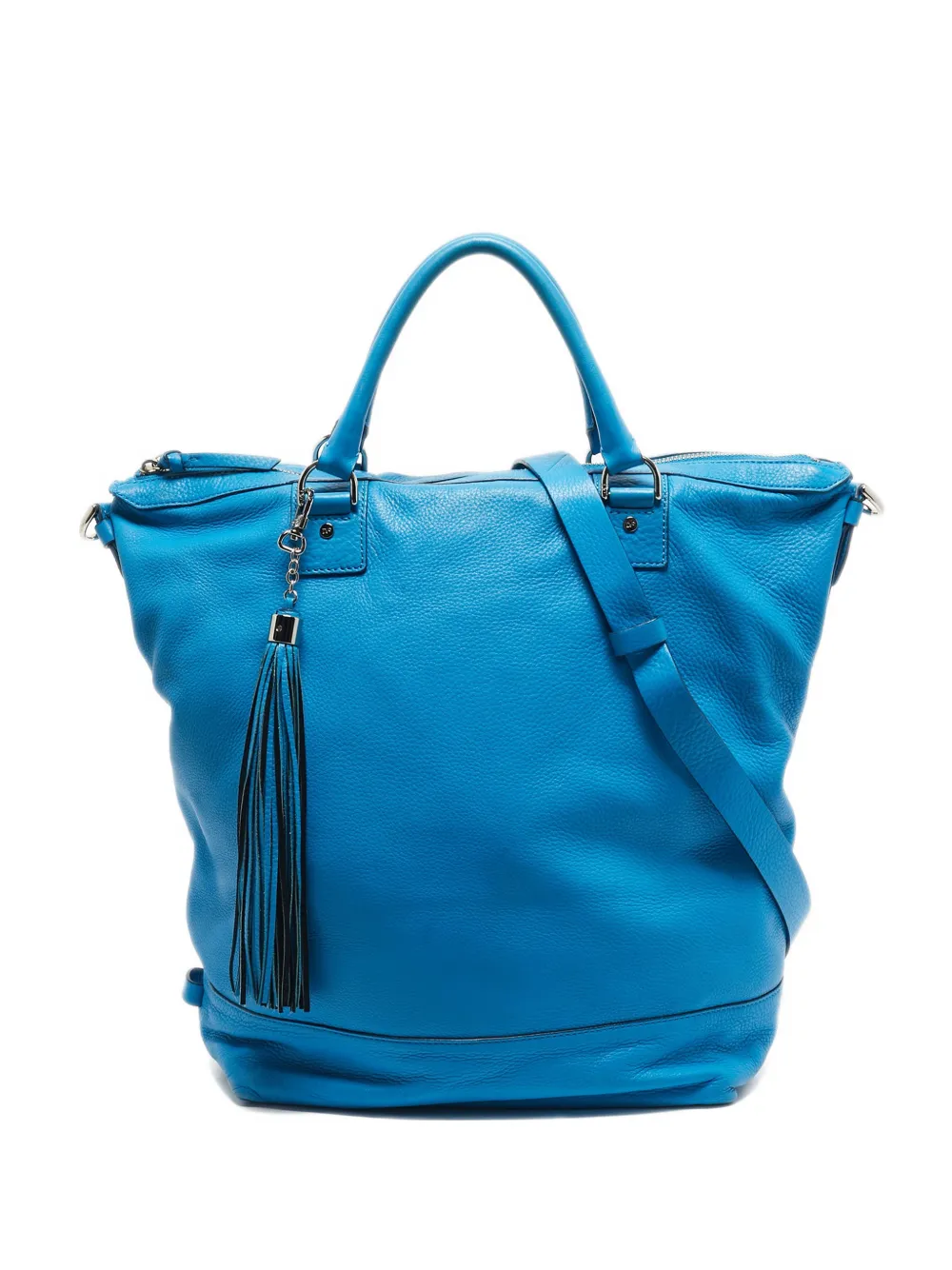 DVF Diane von Furstenberg Drew leather tote bag - Blau