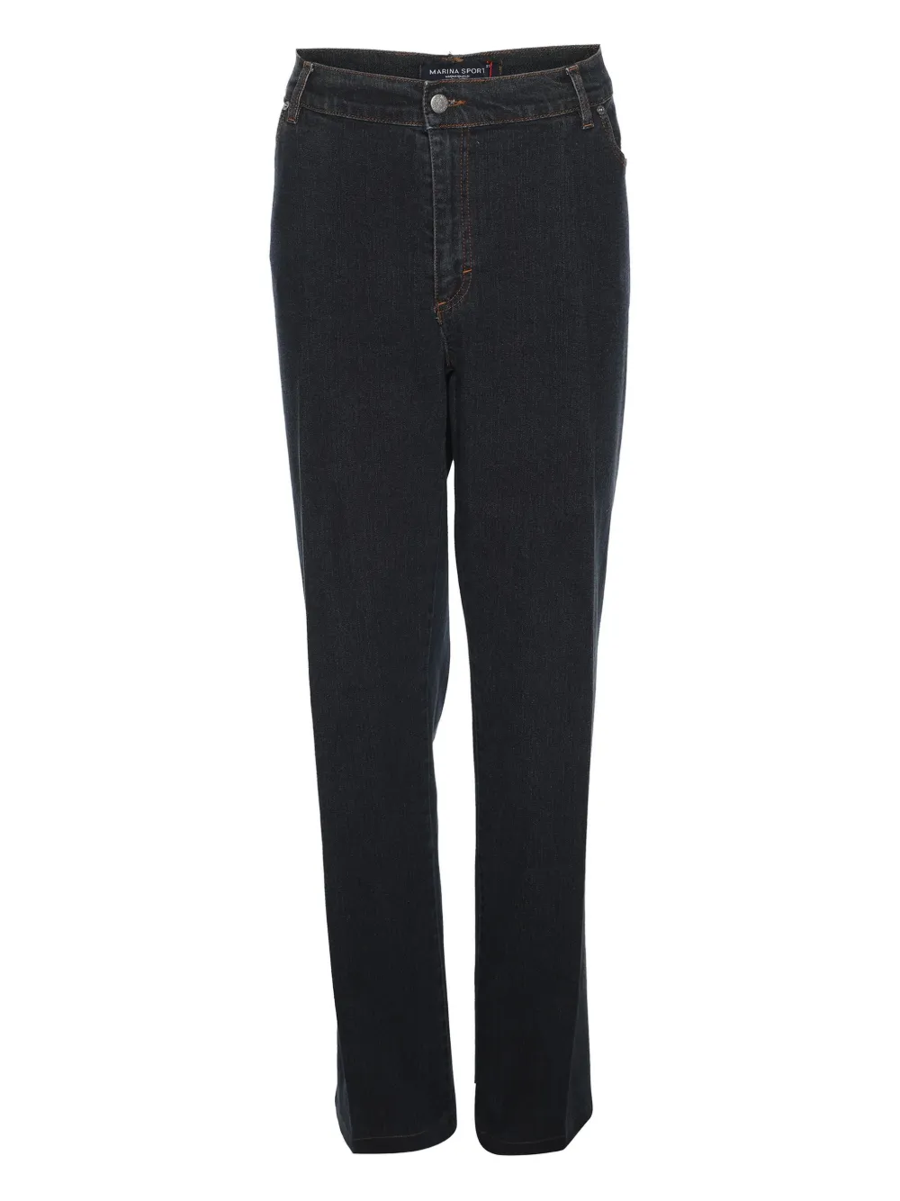 Marina Rinaldi Jeans con bottoni - Blu