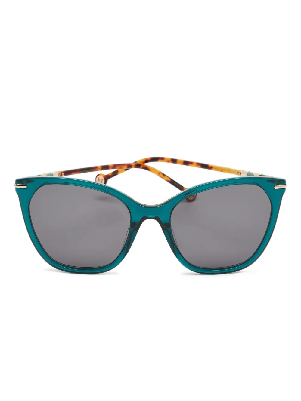 Carolina Herrera Vintage Her 0091/S butterfly-frame sunglasses - Verde