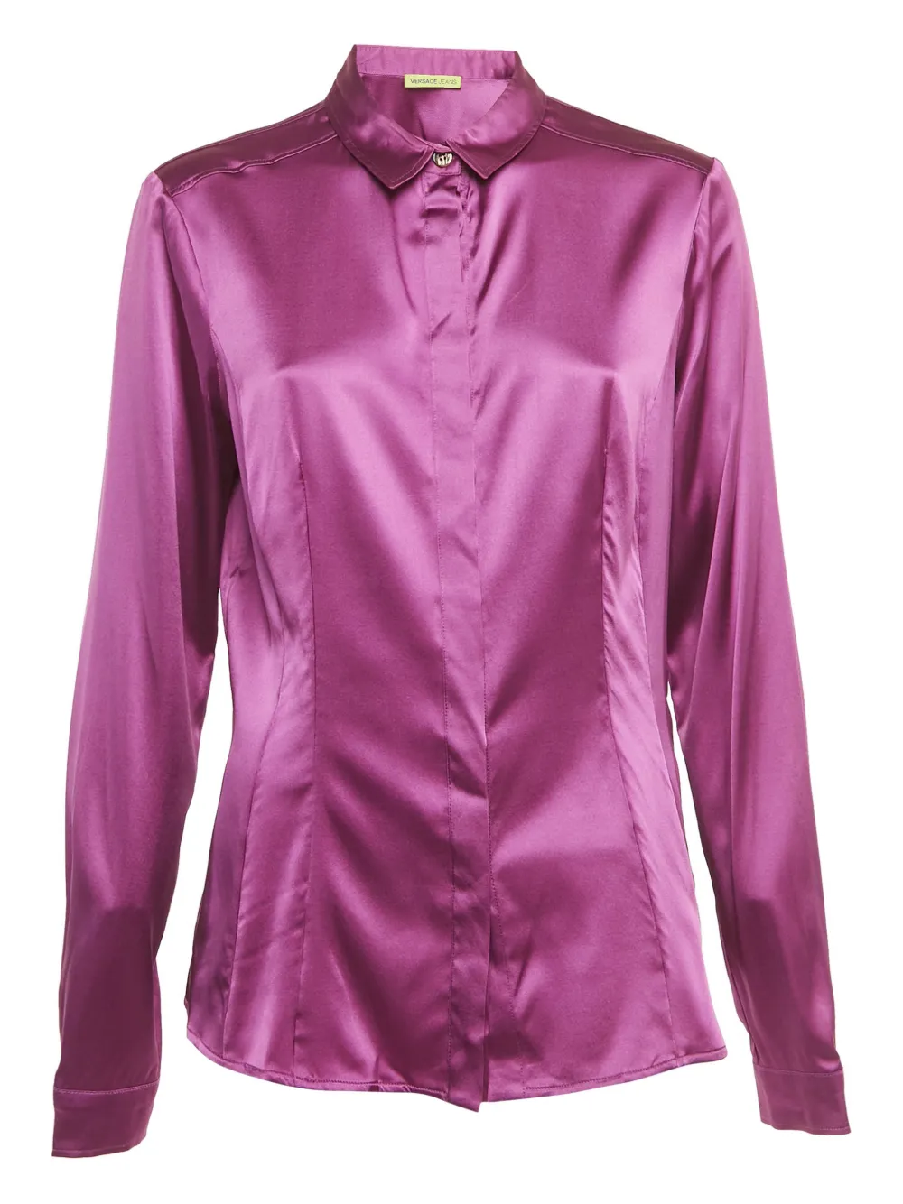 Versace Jeans Couture silk long-sleeve shirt - Rosa
